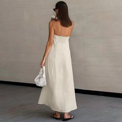 Elegant Sleeveless Summer Maxi Dress