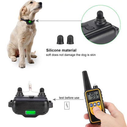 Waterproof Remote Dog Training Collar with Long Range Control