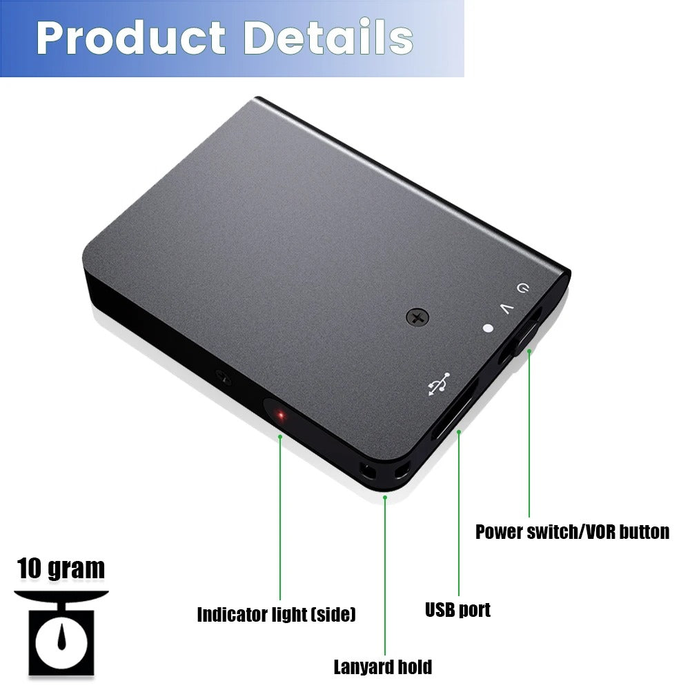 Small Portable Digital Voice Recorder