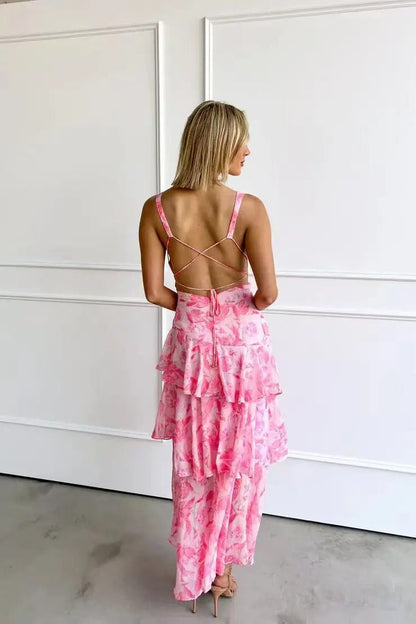 Layered Long Dress for Ladies