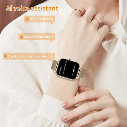 Stylish Women's Fitness Smartwatch with Health Tracking