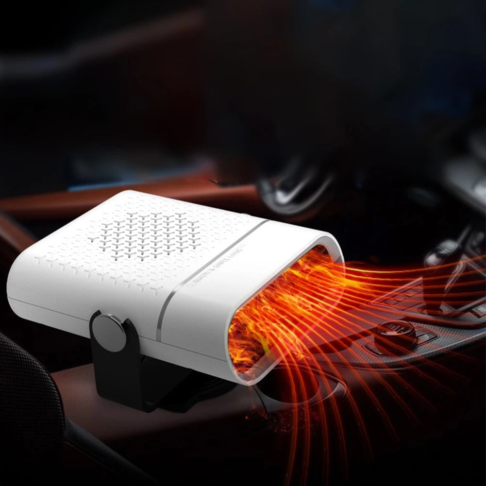 Portable 4-in-1 Auto Fan Heater with 360 Rotation