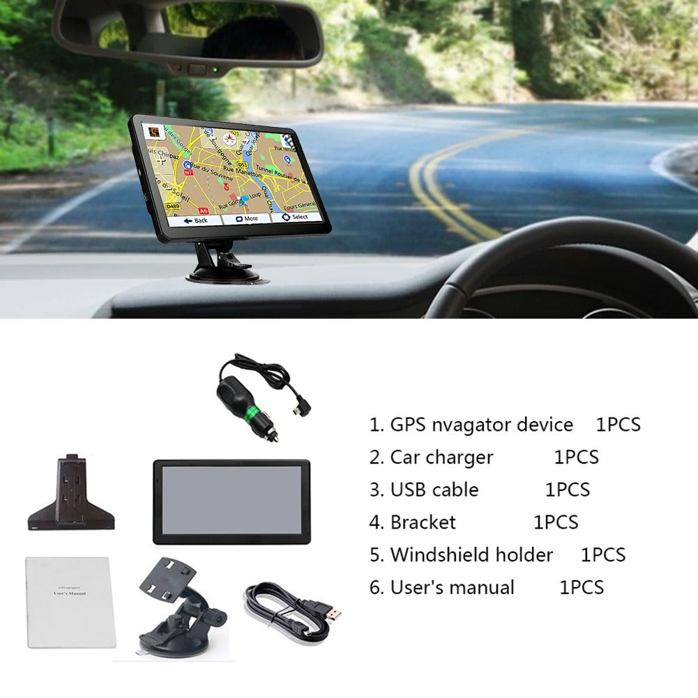 Large 7 Inch Truck Sat Nav with Free Lifetime Maps