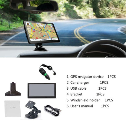 Large 7 Inch Truck Sat Nav with Free Lifetime Maps