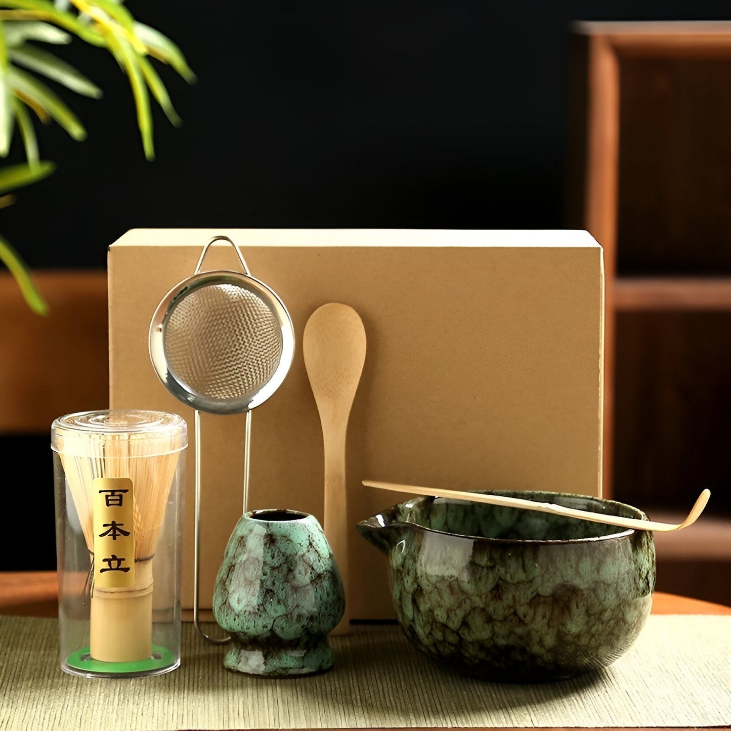 Classic Green Tea Set - 6 Piece Japanese Matcha Gift Set