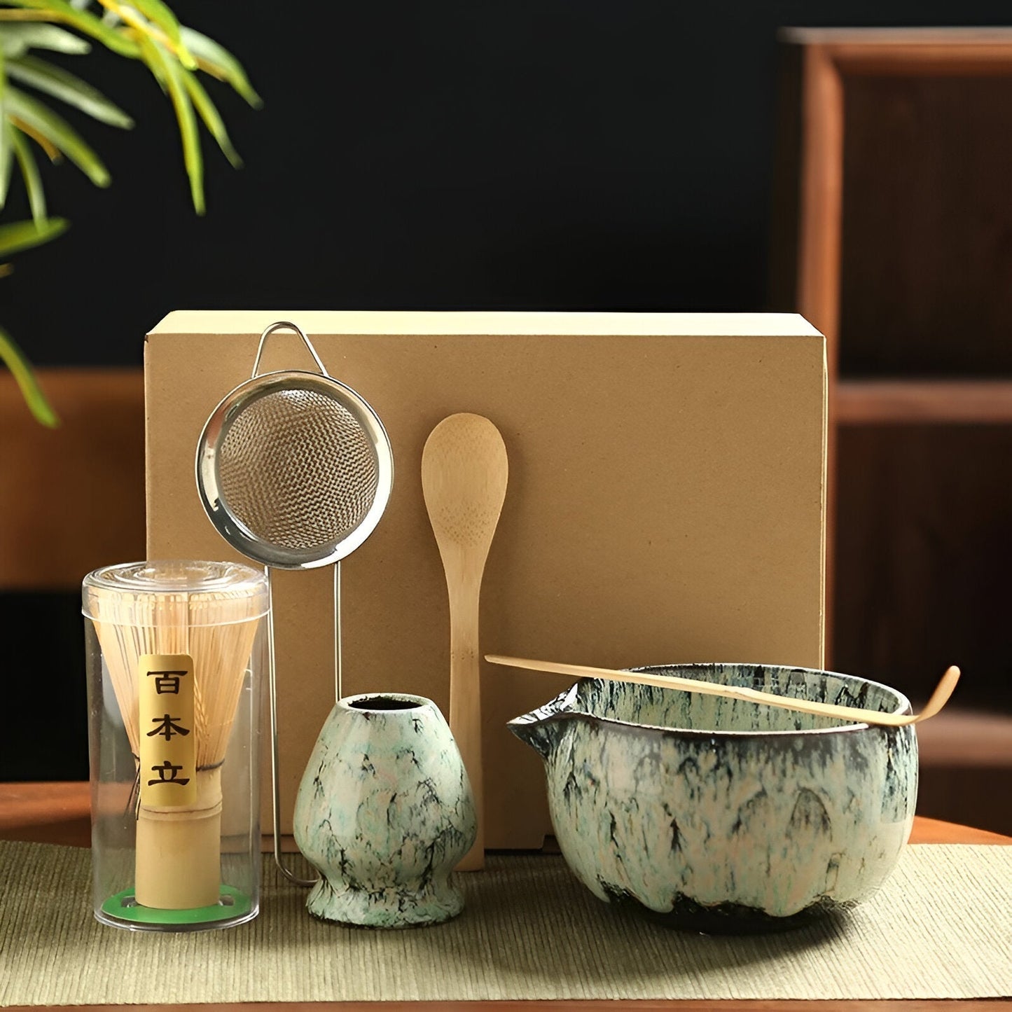 Classic Green Tea Set - 6 Piece Japanese Matcha Gift Set