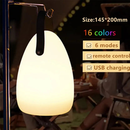 Rechargeable Battery Powered Outdoor Table Lamp