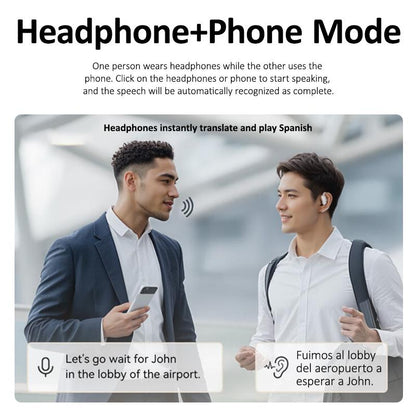 Wireless AI Translation Headphones