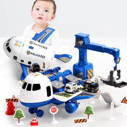 Ultimate Airplane Playset with 20 Piece Vehicle Set