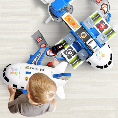 Ultimate Airplane Playset with 20 Piece Vehicle Set