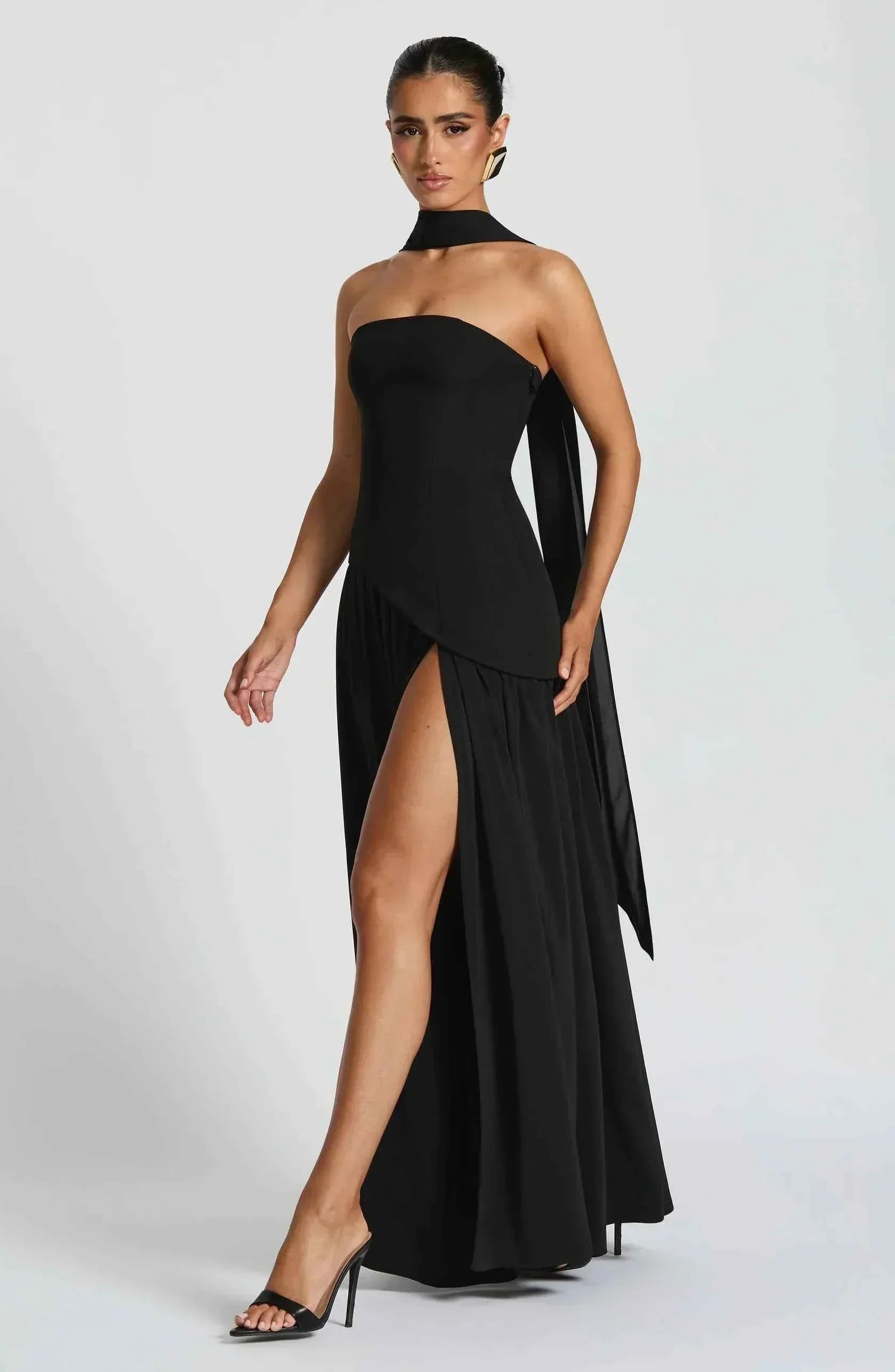 Elegant Women's Formal Maxi Dress for Parties
