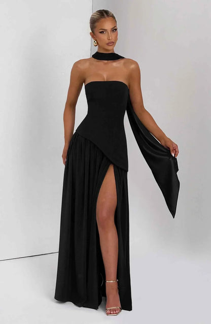 Elegant Women's Formal Maxi Dress for Parties