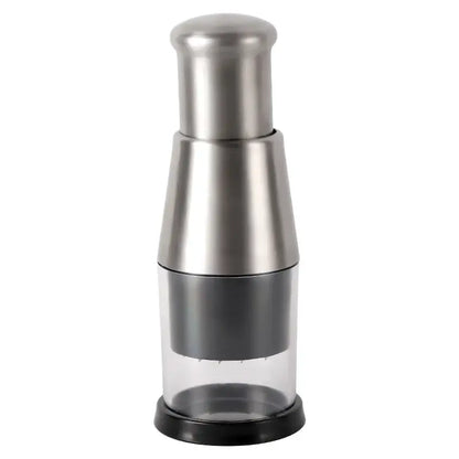 Easy Use Manual Veg Chopper Stainless Steel Cutter - Luxivelle