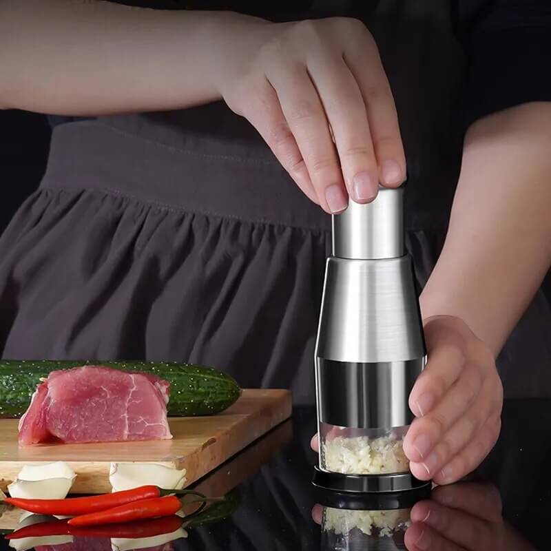 Easy Use Manual Veg Chopper Stainless Steel Cutter