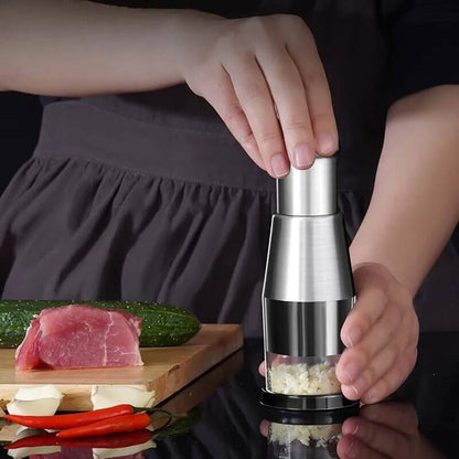 Easy Use Manual Veg Chopper Stainless Steel Cutter