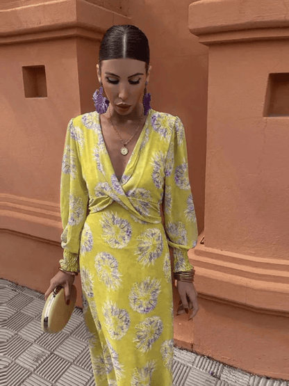 Bright Floral Women's Summer Dress