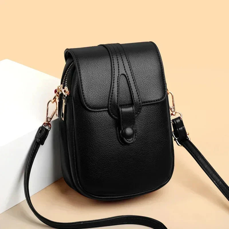 Vintage Style Leather Handbag - Luxivelle