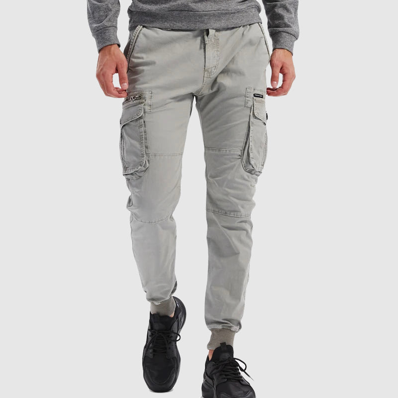 Men's Athletic Fitted Jogger Pants for Outdoor Training
