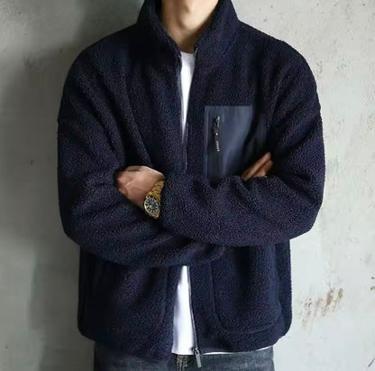 Warm Winter Fleece Coat for Men - Luxivelle