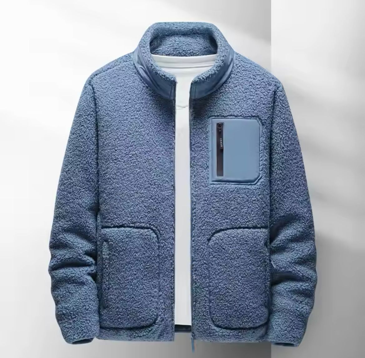 Men's autumn fleece jacket 'Logan', sleek design, premium warmth, versatile layering; perfect for cooler days.