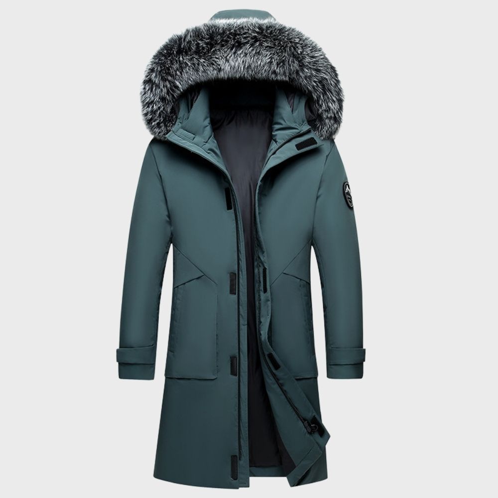 Warm Waterproof Mens Insulated Parka Jacket - Luxivelle