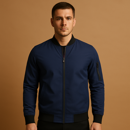 Classic Zip Up Mens Jacket - Luxivelle