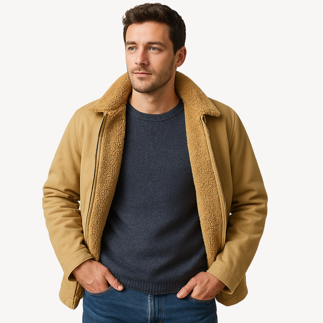 Warm Fleece Coat for Men - Thick Winter Jacket - Luxivelle