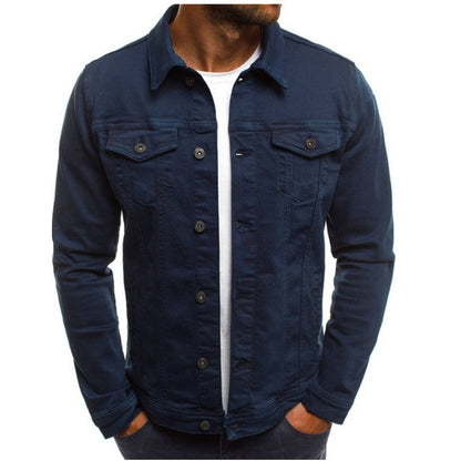 Relaxed Fit Jeans Jacket with Multiple Pockets - Luxivelle
