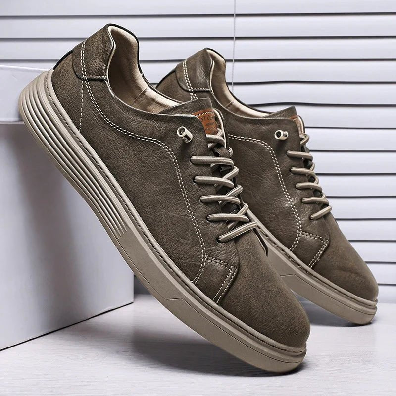 Men's Casual Leather Oxford Shoes - Versatile & Stylish - Lexians