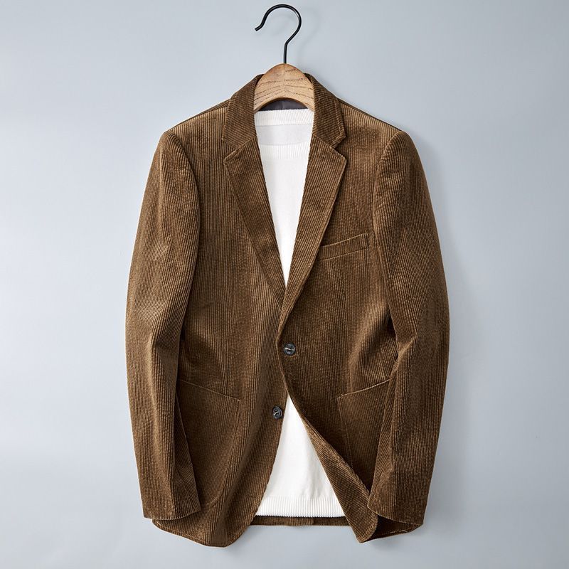 Classic Fit Corduroy Blazer for Men - Luxivelle
