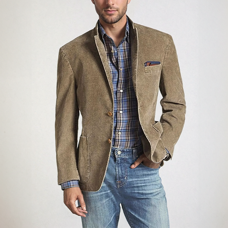 Classic Comfortable Men's Blazer Jacket - Luxivelle