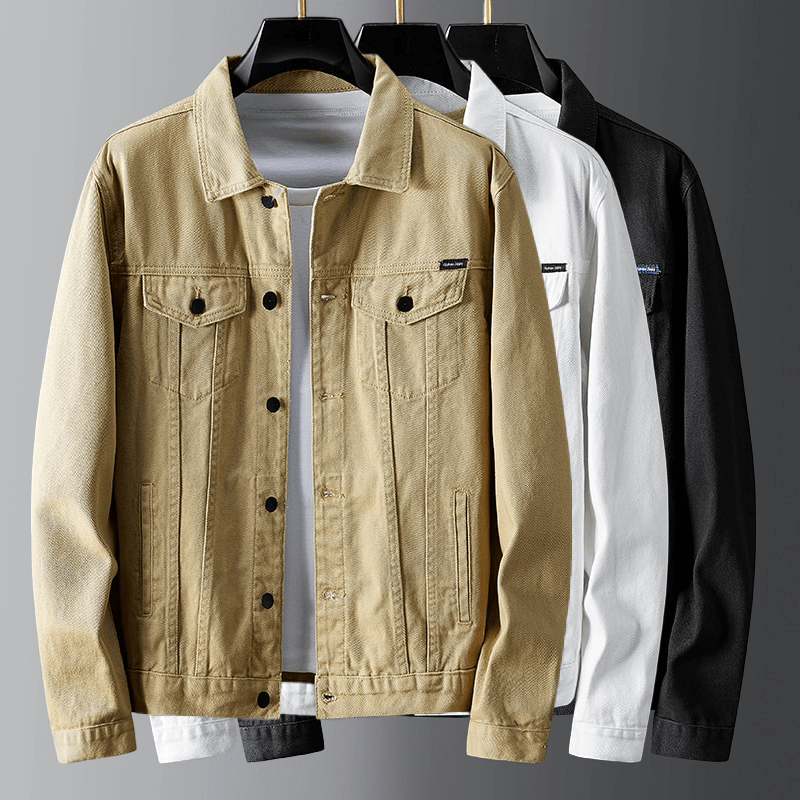 Classic Blue Jeans Jacket for Men - Luxivelle
