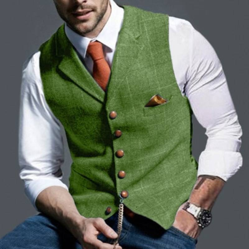 Men's Smart Formal Waistcoat in Traditional Styles - Luxivelle