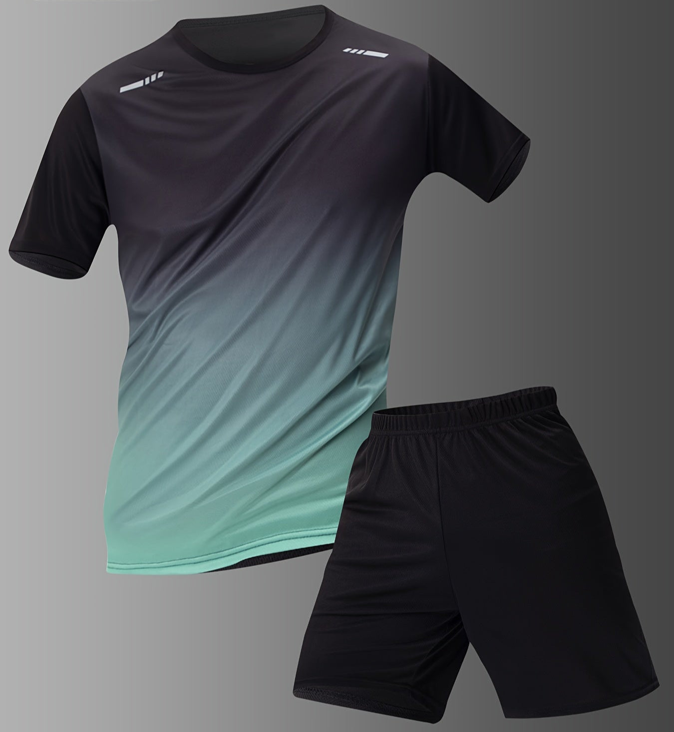 Men's Active Performance Tee and Shorts Combo - Luxivelle