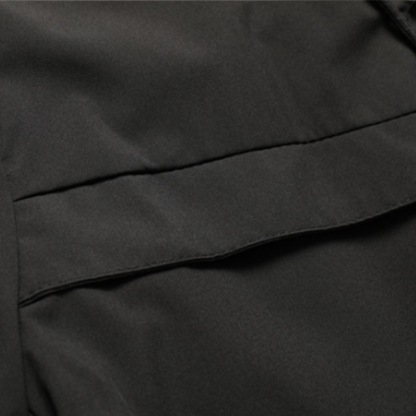 "Men's green waterproof hooded jacket for stylish and durable outerwear. Features sleek design and multi-pocket functionality