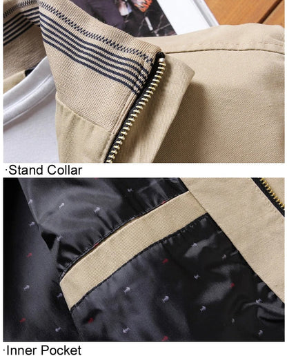 "Men's Konstantin lightweight jacket, water and wind resistant, stylish design, zip closure, perfect for fall weather."