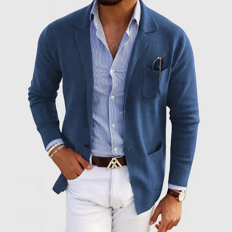 Slim Fit Mens Casual Blazer Jacket - Luxivelle