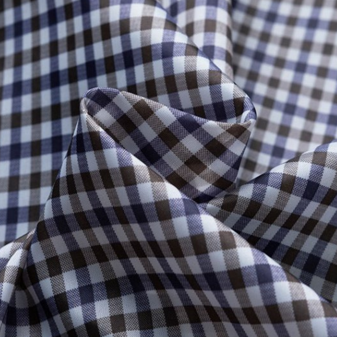 Slim Fit Casual Cotton Jacket with Plaid Interior - Luxivelle