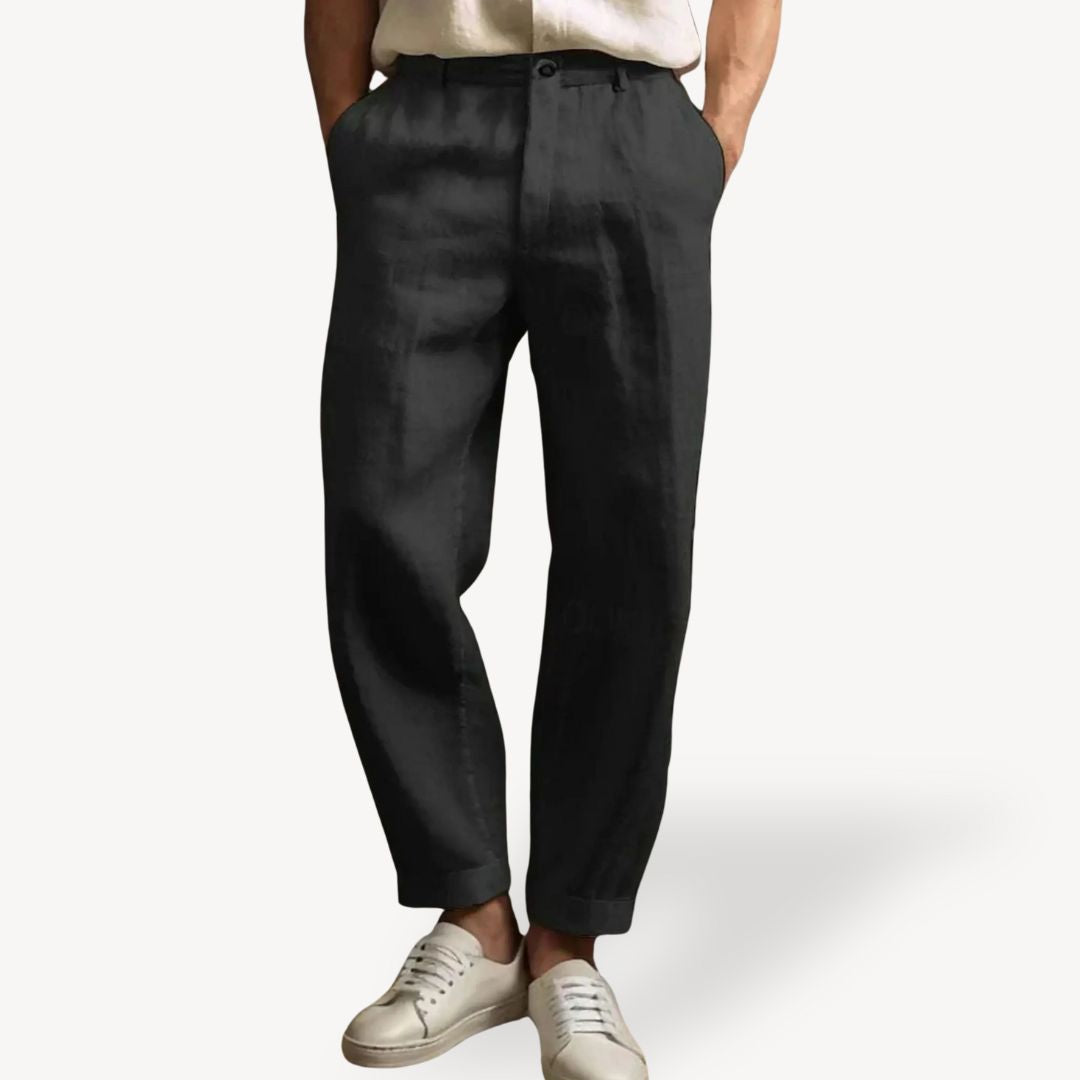 Breathable Summer Pants for Men with Slant Pockets - Luxivelle