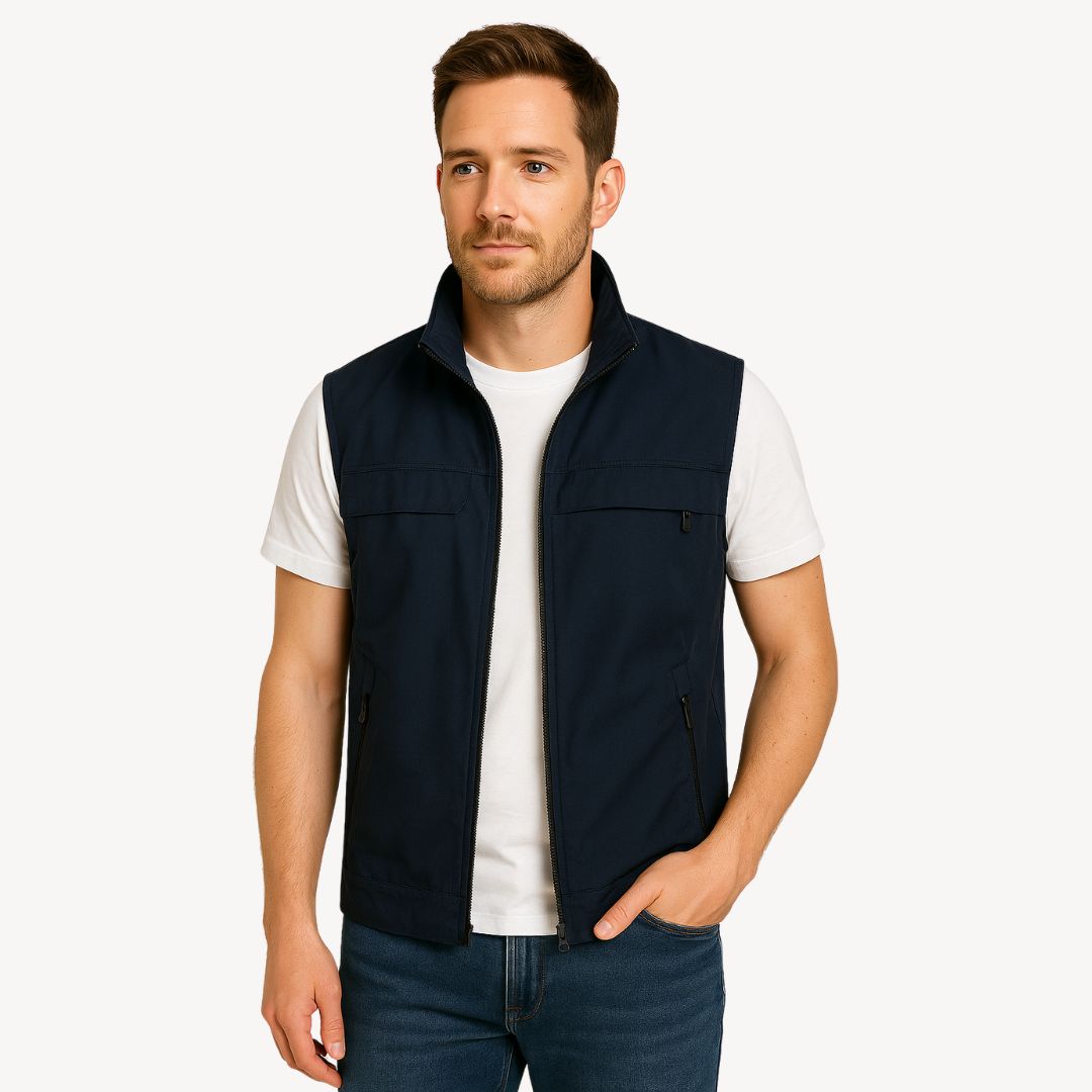 Men's Slim Padded Vest for Everyday Wear - Luxivelle
