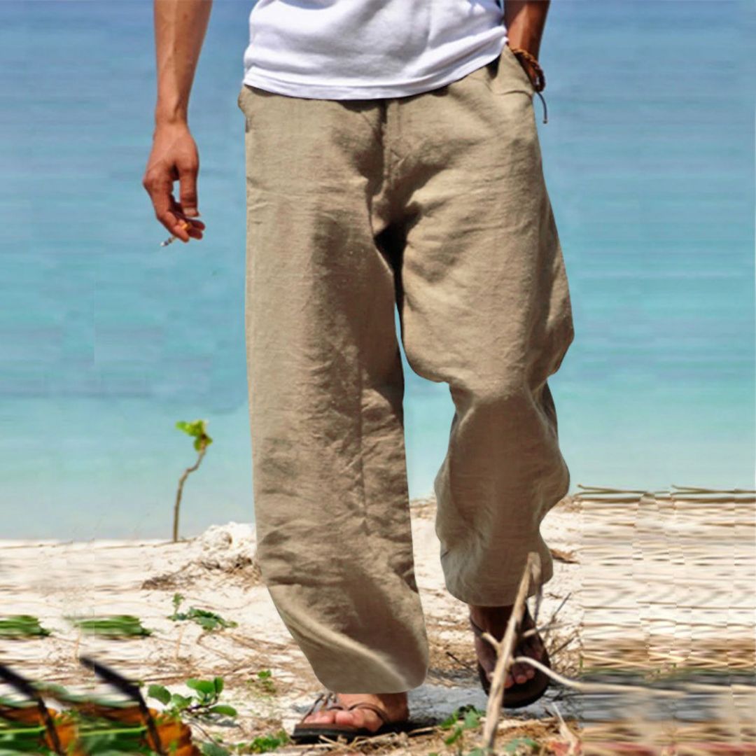 Relaxed Fit Summer Beach Pants for Men - Luxivelle