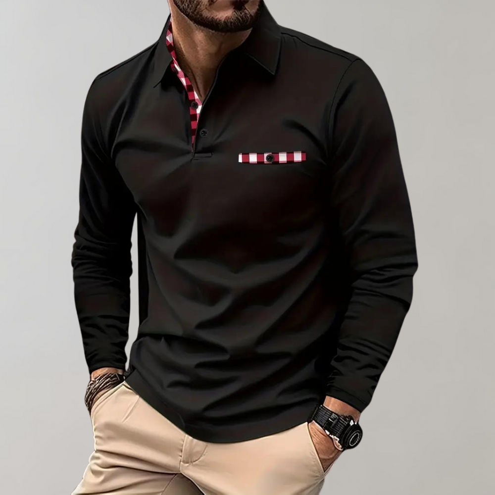 Men's Classic Fit Polo Shirt in Timeless Colors - Luxivelle