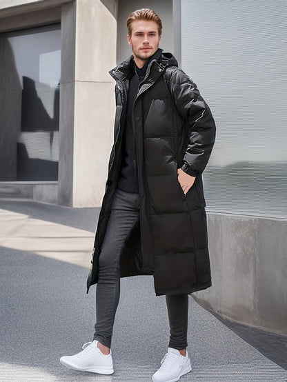Men's Insulated Puffer Coat: Big Fleece Lined Parka Jacket - Luxivelle