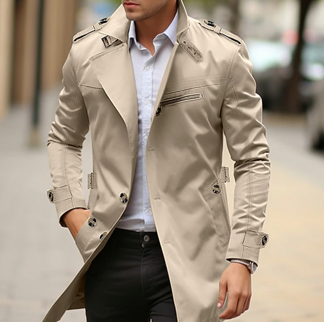 Classic Waterproof Mens Coat - Luxivelle