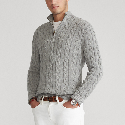 Classic Crew Neck Wool Sweater - Regular Fit - Luxivelle