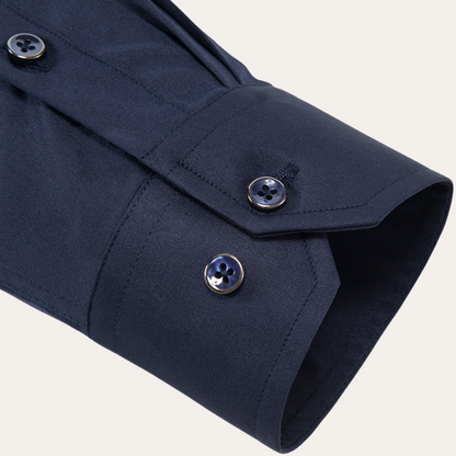 Classic Fit Office Shirt - Premium Cotton Button Down - Luxivelle