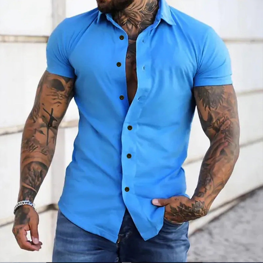 Casual Fit Mens Short Sleeve Tee Shirt - Luxivelle