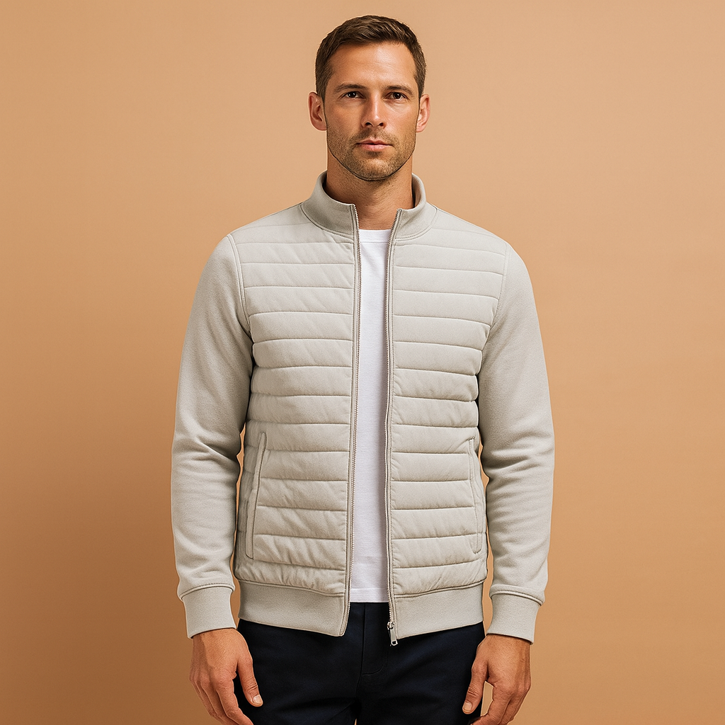 Warm Men's Parka High Neck Coat - Luxivelle