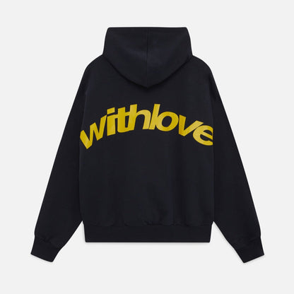"Men's winter hoodie front view in grey, showing modern design and cozy fit. Perfect for staying warm and stylish."