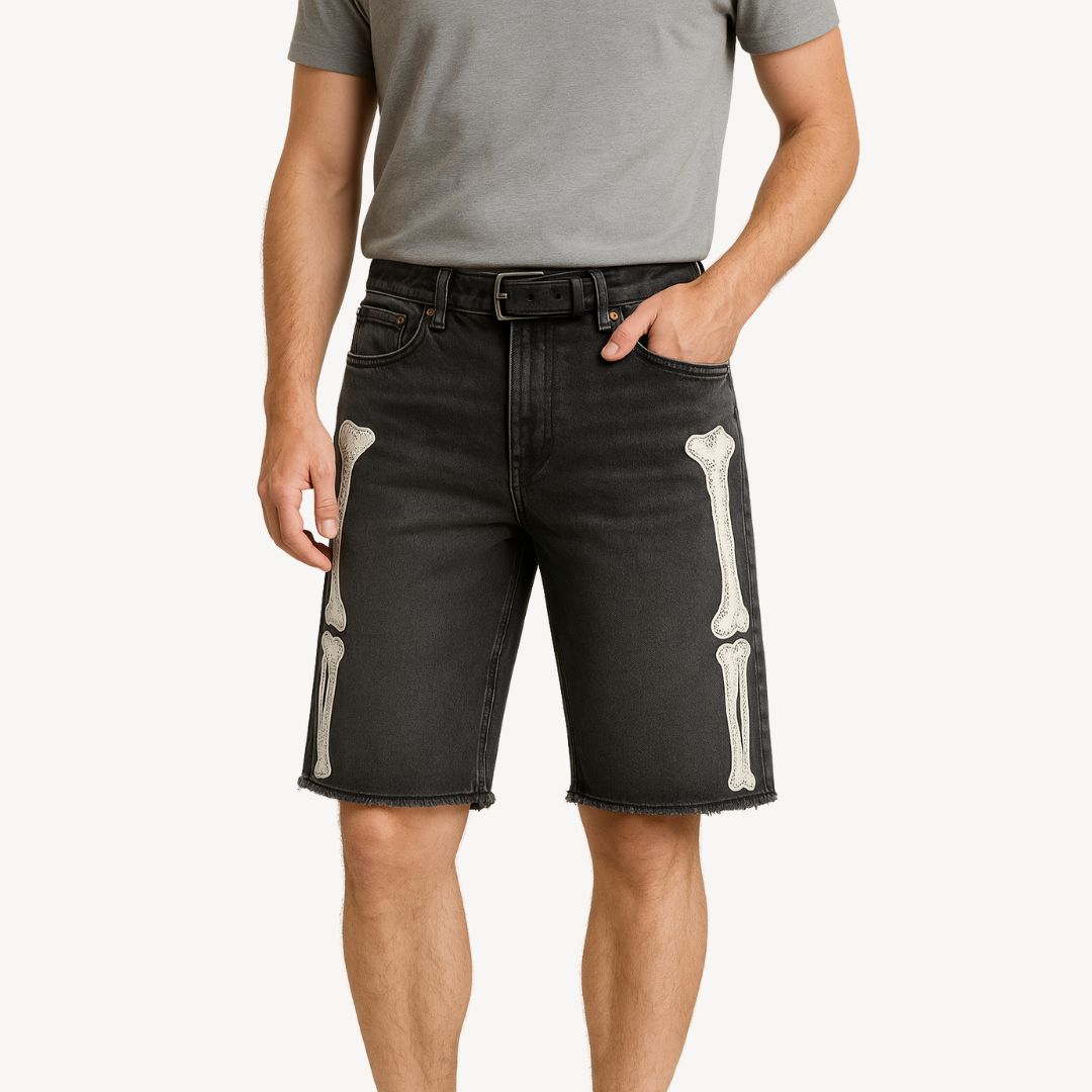 Casual Graphic Beach Shorts - Fashionable Street Style - Luxivelle